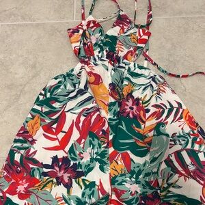 SHEIN Multicolor Floral Jumpsuit